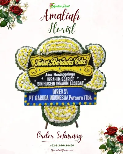 Papan Bunga Duka di Pandang